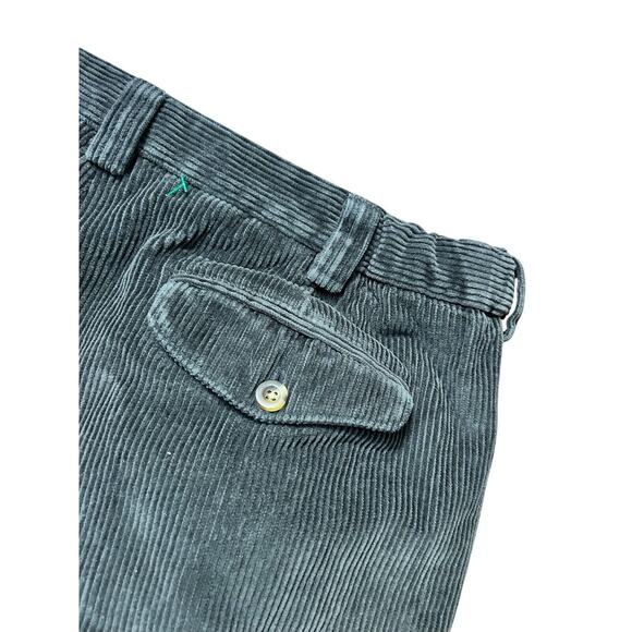 L.L. BEAN Corduroy Chino Pants Men's 40 x 30 Black Comfort Waist Preppy Holidays - Picture 6 of 11